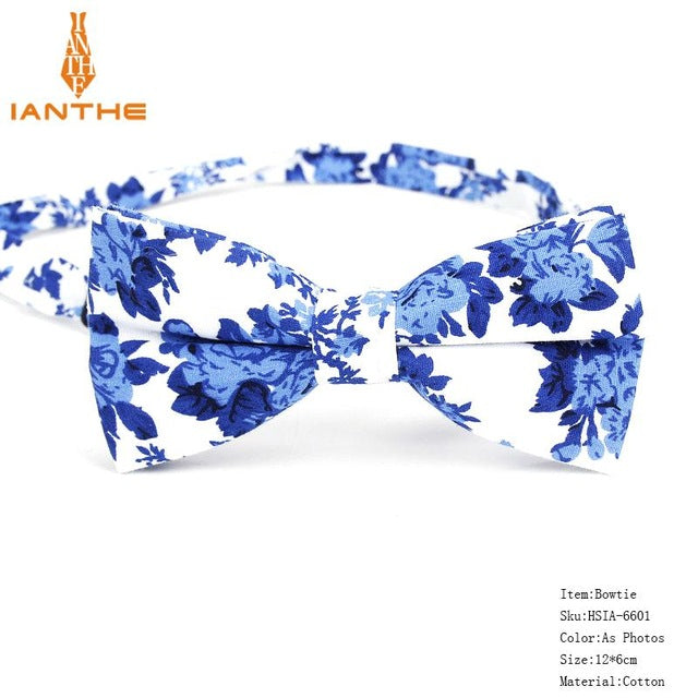 Bow Tie Men Tuxedo Cotton Designer Colorful Designs Party or Casual Neckwear
