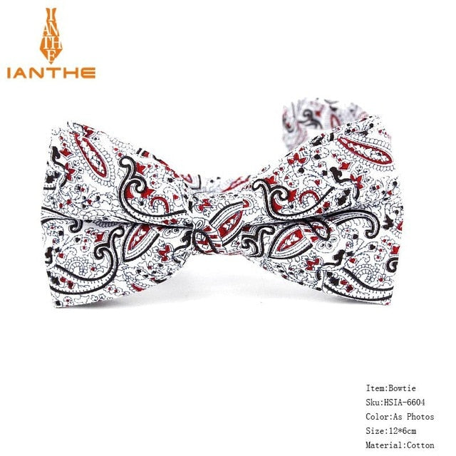 Bow Tie Men Tuxedo Cotton Designer Colorful Designs Party or Casual Neckwear