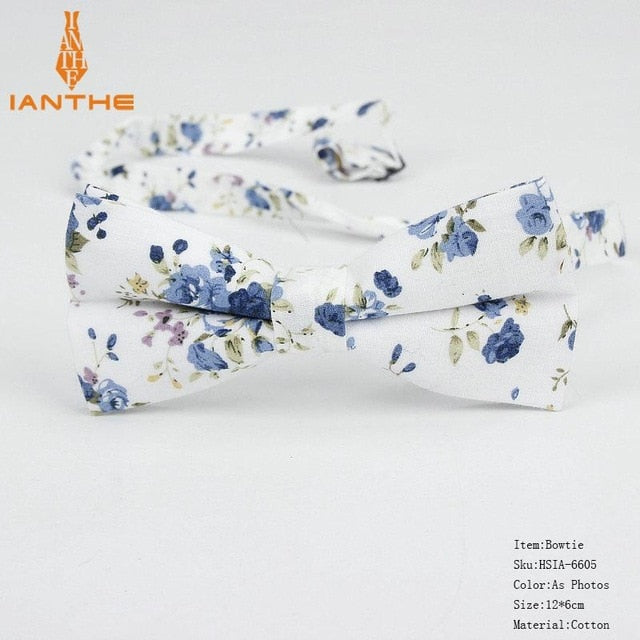 Bow Tie Men Tuxedo Cotton Designer Colorful Designs Party or Casual Neckwear
