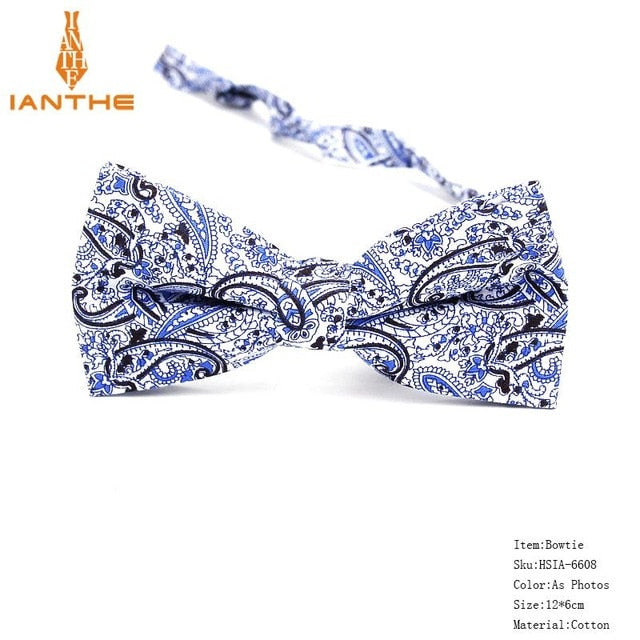 Bow Tie Men Tuxedo Cotton Designer Colorful Designs Party or Casual Neckwear