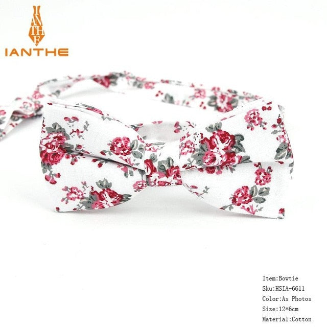 Bow Tie Men Tuxedo Cotton Designer Colorful Designs Party or Casual Neckwear