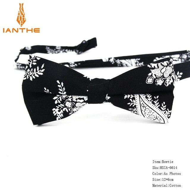 Bow Tie Men Tuxedo Cotton Designer Colorful Designs Party or Casual Neckwear