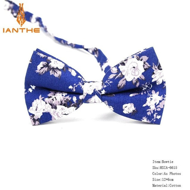 Bow Tie Men Tuxedo Cotton Designer Colorful Designs Party or Casual Neckwear
