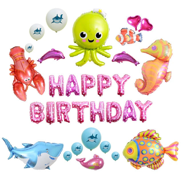 Large Unicorn Birthday Party Balloon Stand 3D Horse Decorations Feliz Cumpleaños