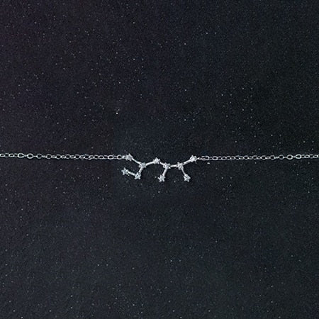 925 Sterling Silver 12 Constellation Bracelet