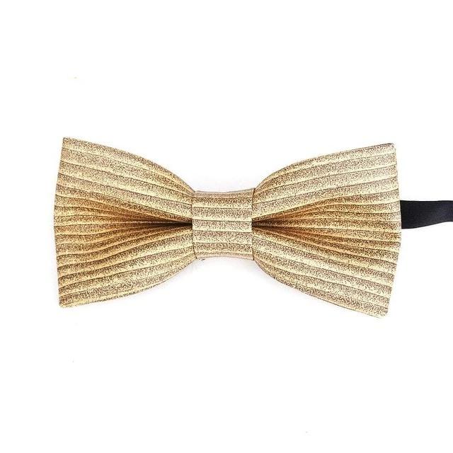 Mens Cork Wood Fashion Bowtie