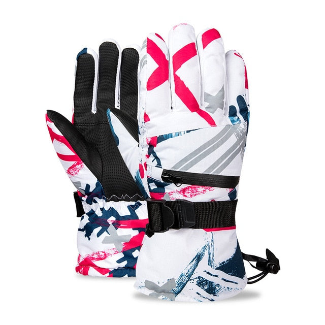 Winter Thermal Ski Gloves Warm Touch Screen Fingers