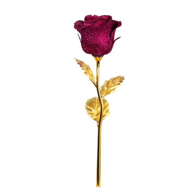 Romantic LED Fairy Artificial Galaxy Rose Flower Gift