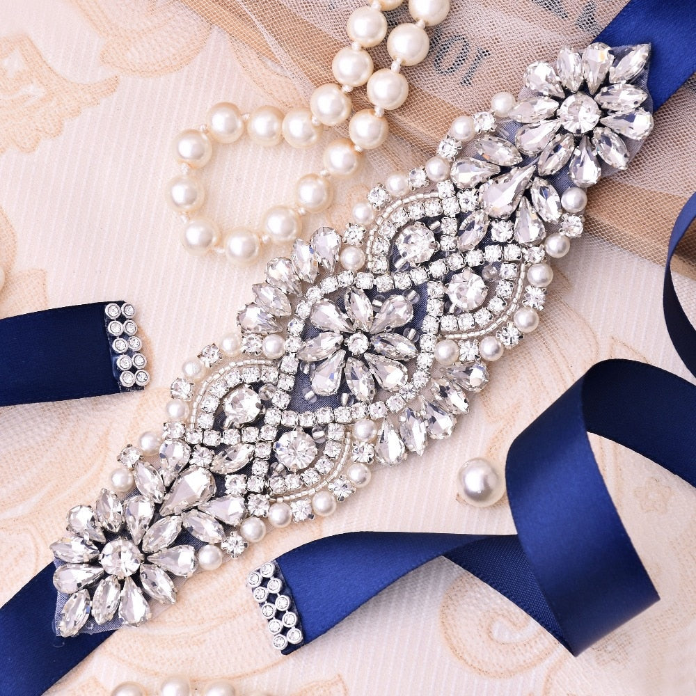 Crystal Bridal Dress Belt Sash