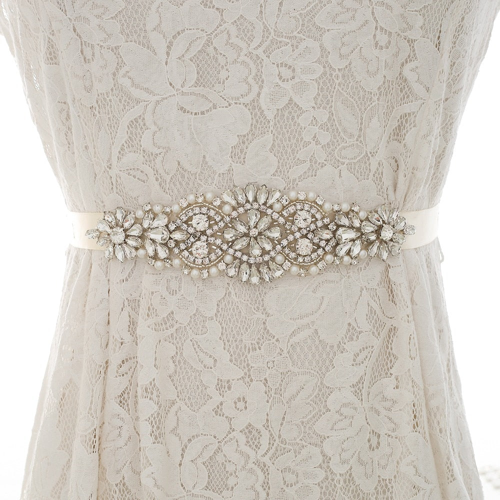 Crystal Bridal Dress Belt Sash
