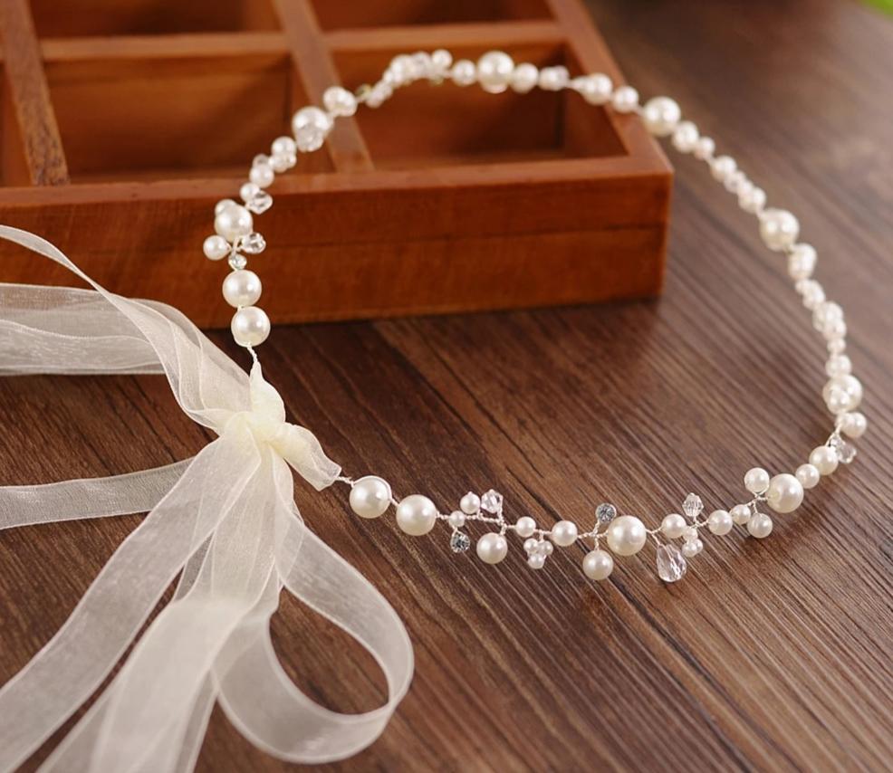 Silver Crystal Bridal Thin Belt Dress Sash