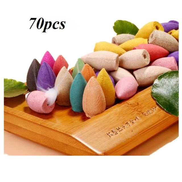 Ceramic Waterfall Backflow Incense Burner Aromatherapy