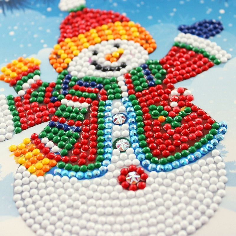 5D DIY Diamond Mosaic Greeting Cards Painting Kit
