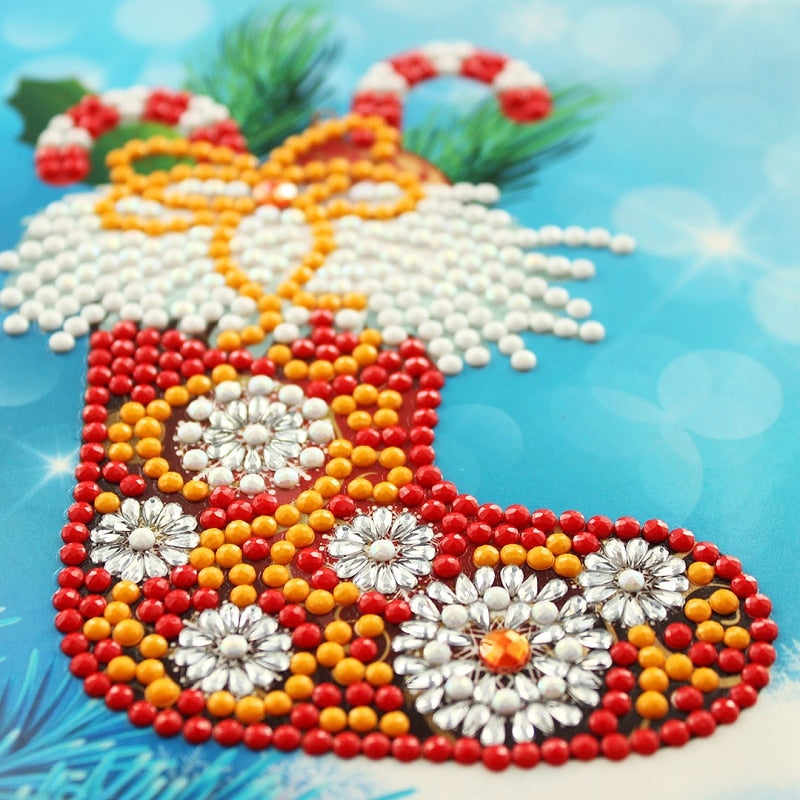 5D DIY Diamond Mosaic Greeting Cards Painting Kit