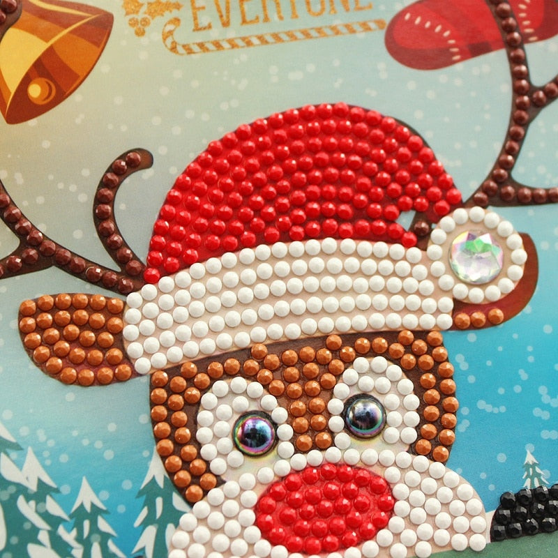 5D DIY Diamond Mosaic Greeting Cards Painting Kit