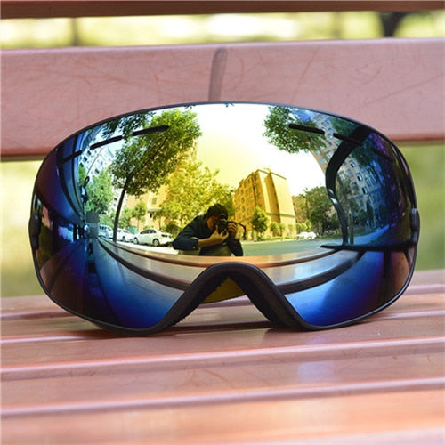Ski Snowboard Goggles UV400 Spherical Mask Glasses