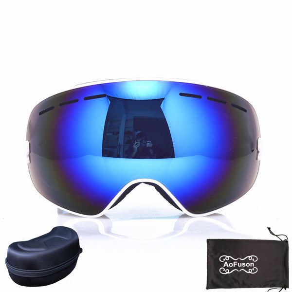 Ski Snowboard Goggles UV400 Spherical Mask Glasses