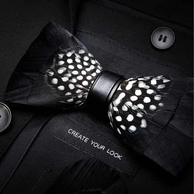 Feather Luxury Peacock Bowtie Gift