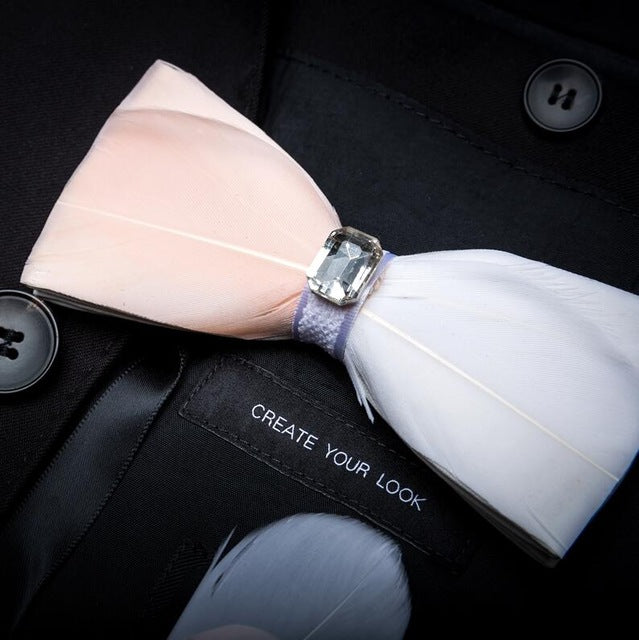Feather Luxury Peacock Bowtie Gift