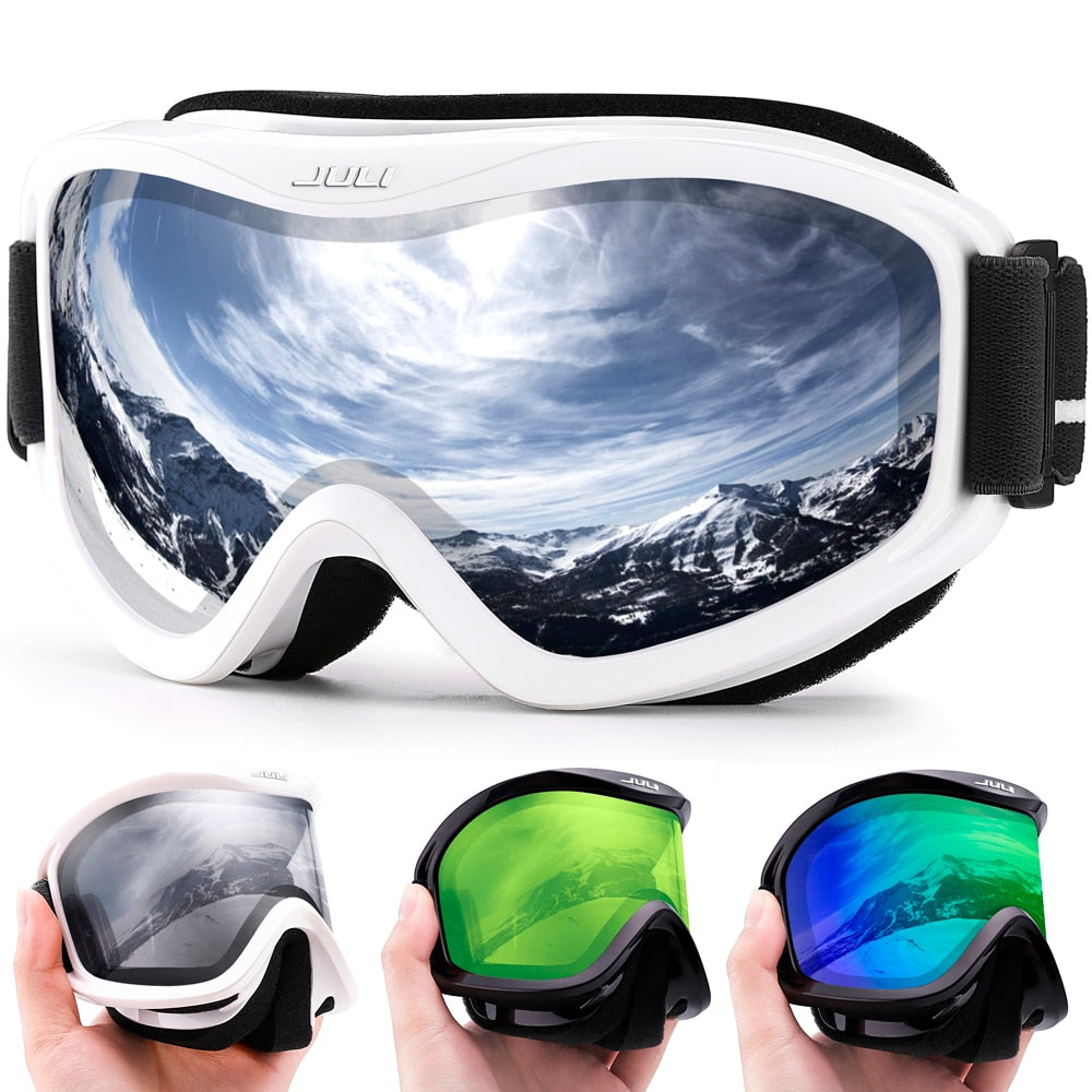 Ski Goggles Double Layer Lens Anti-Fog UV400 Glasses