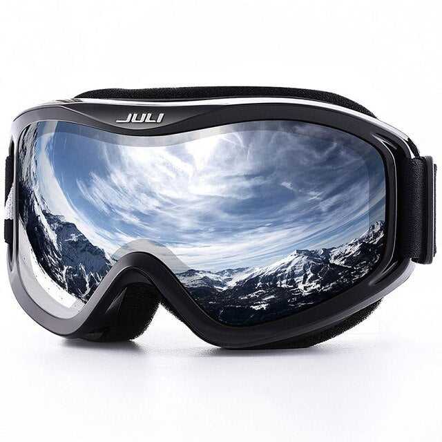 Ski Goggles Double Layer Lens Anti-Fog UV400 Glasses