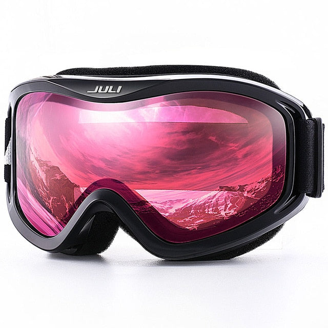 Ski Goggles Winter Snow Sports Anti-Fog Double Lens Mask Glasses Skiing Men Women