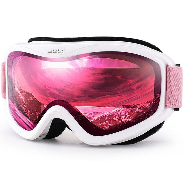 Ski Goggles Winter Snow Sports Anti-Fog Double Lens Mask Glasses Skiing Men Women
