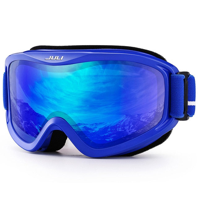 Ski Goggles Winter Snow Sports Anti-Fog Double Lens Mask Glasses Skiing Men Women