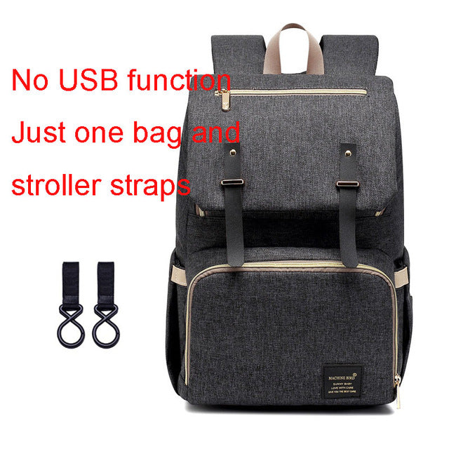 Denim Diaper Backpack Maternity Baby Care