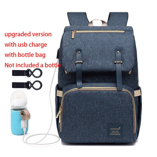 Denim Diaper Backpack Maternity Baby Care