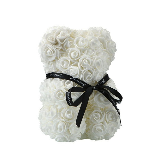 Rose Teddy Bear Unicorn Flower Gift