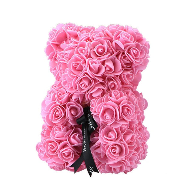 Rose Teddy Bear Unicorn Flower Gift