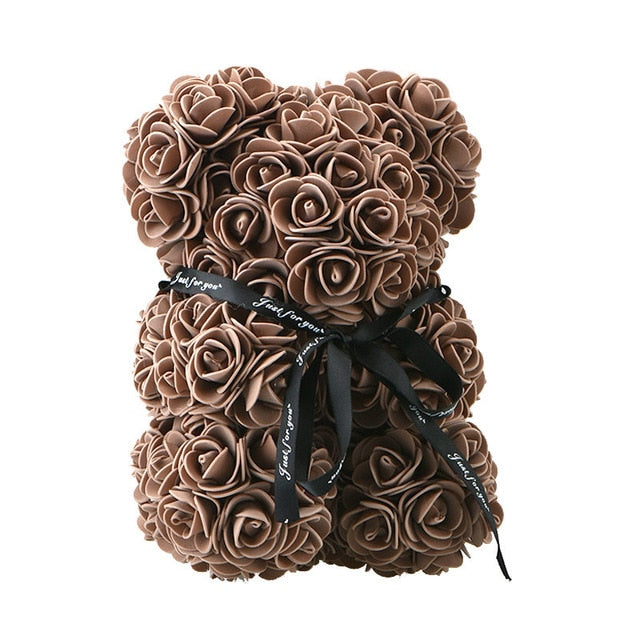 Rose Teddy Bear Unicorn Flower Gift