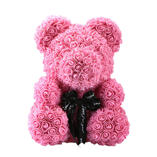 Rose Teddy Bear Unicorn Flower Gift