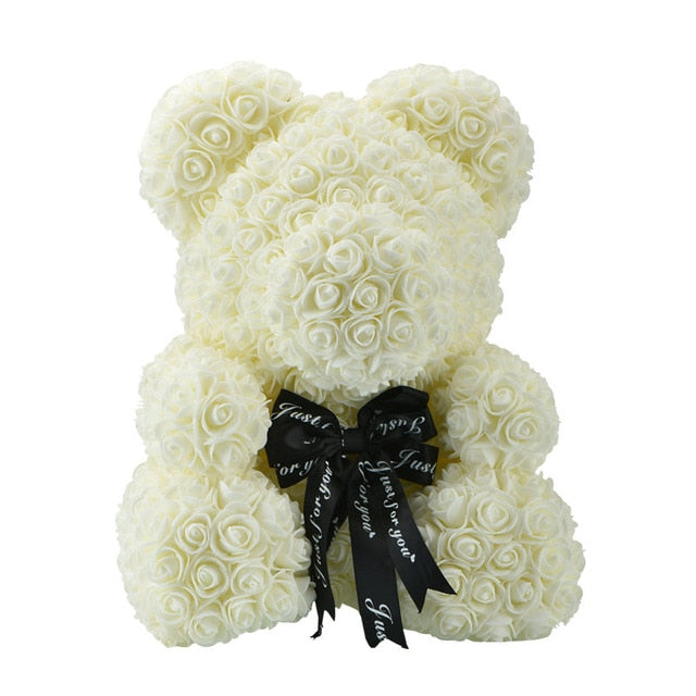 Rose Teddy Bear Unicorn Flower Gift