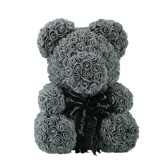 Rose Teddy Bear Unicorn Flower Gift