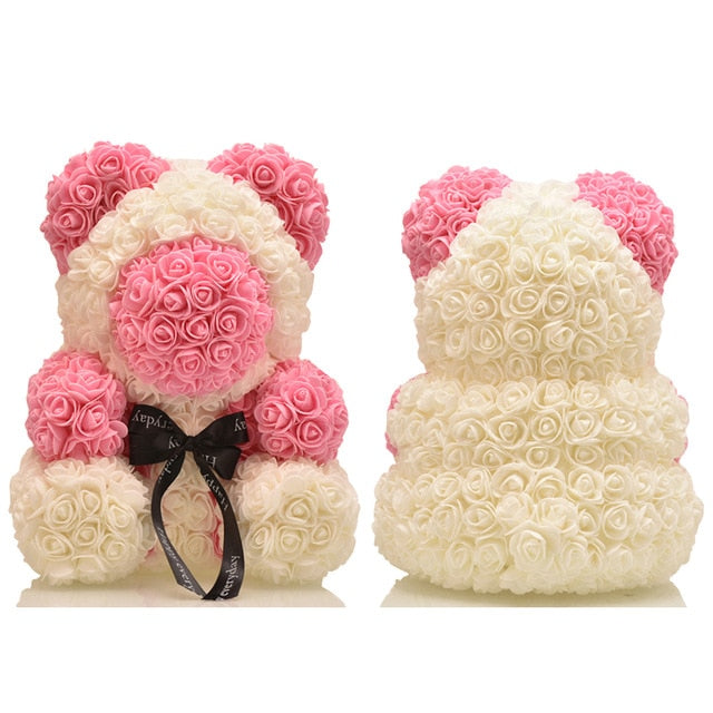 Rose Teddy Bear Unicorn Flower Gift