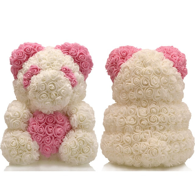 Rose Teddy Bear Unicorn Flower Gift