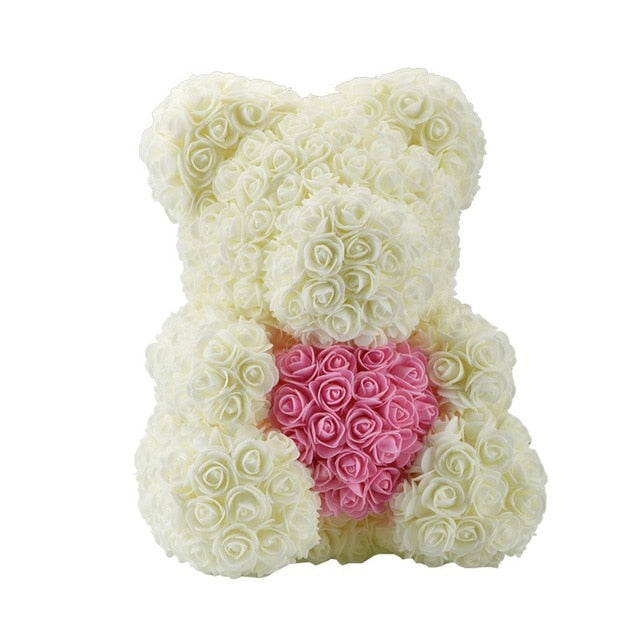 Rose Teddy Bear Unicorn Flower Gift