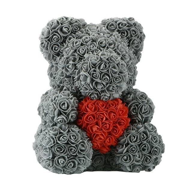 Rose Teddy Bear Unicorn Flower Gift