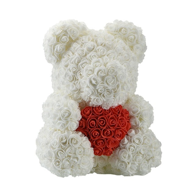 Rose Teddy Bear Unicorn Flower Gift