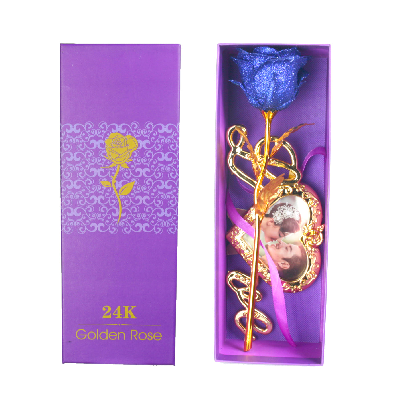 Romantic LED Fairy Artificial Galaxy Rose Flower Gift