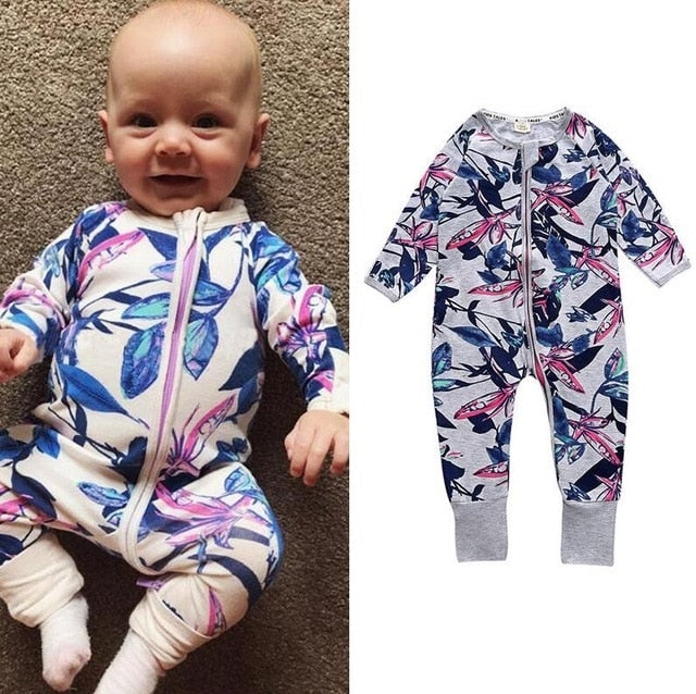 Long Sleeve Baby Romper Onesie Jumpsuit Pajama