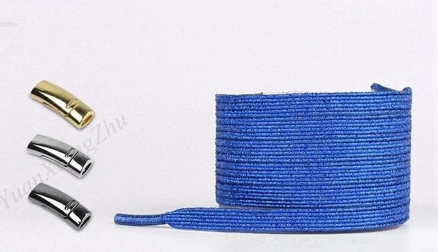 Magnetic Shoelaces Elastic Colorful Flat Shoe No Tie