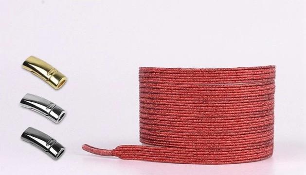 Magnetic Shoelaces Elastic Colorful Flat Shoe No Tie