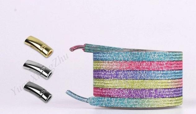 Magnetic Shoelaces Elastic Colorful Flat Shoe No Tie