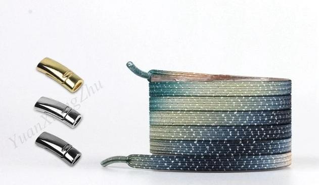 Magnetic Shoelaces Elastic Colorful Flat Shoe No Tie