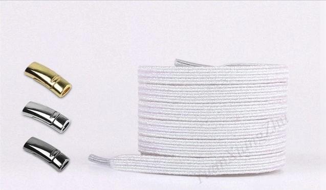 Magnetic Shoelaces Elastic Colorful Flat Shoe No Tie
