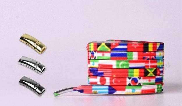 Magnetic Shoelaces Elastic Colorful Flat Shoe No Tie