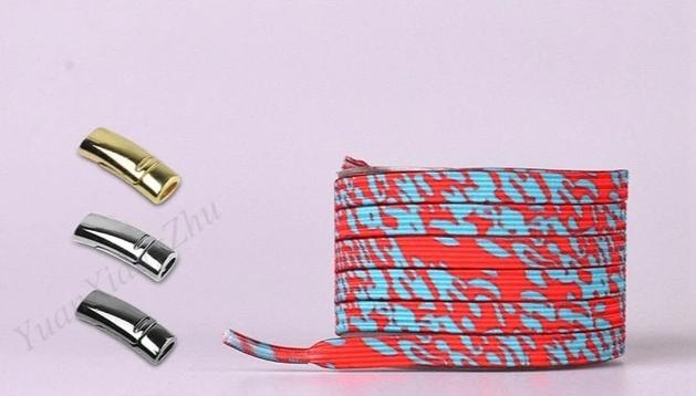 Magnetic Shoelaces Elastic Colorful Flat Shoe No Tie
